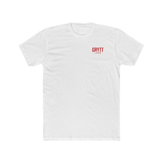 Grytt Labs Unisex Cotton Crew Tee - LIFTWEAR REAPER WRAPPED (White T)