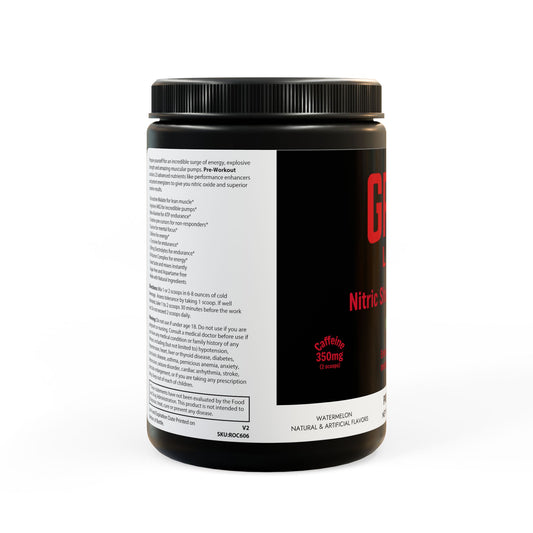 Nitric Shock Pre-Workout Powder, (Watermelon)