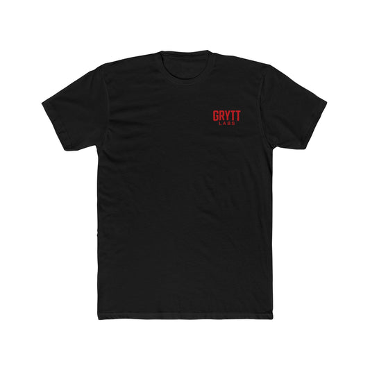 Grytt Labs Unisex Cotton Crew Tee - LIFTWEAR REAPER WRAPPED (Black T)